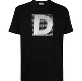 Grey Graphic T Shirt Diesel